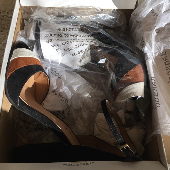 Multicolor Suede Heels - Picture 5 of 5